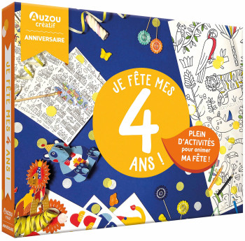 MON COFFRET D'ARTISTE - MON COFFRET D'ANNIVERSAIRE - JE FÊTE MES 4 ANS ! -  Steffie Brocoli - AUZOU