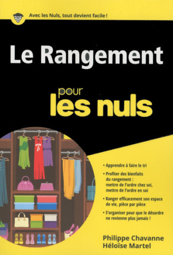 Le Rangement Poche pour les Nuls - Philippe Chavanne - POUR LES NULS