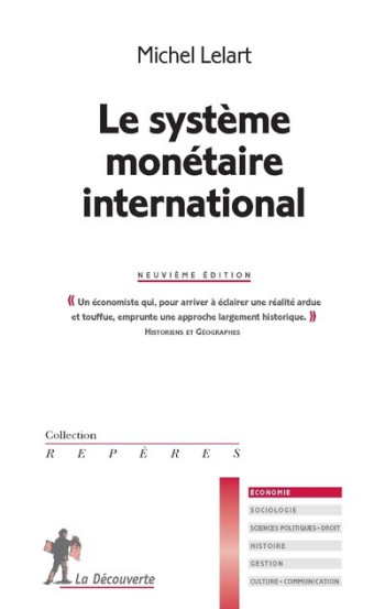 Le système monétaire international - 9ème édition - Michel Lelart - LA DECOUVERTE