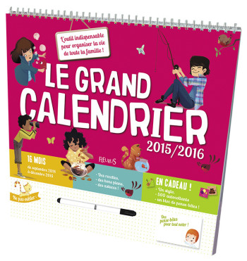 Le grand calendrier 2015/2016 - Marie Beaussant - FLEURUS Le grand calendrier 2015/2016 - Marie Beaussant - FLEURUS