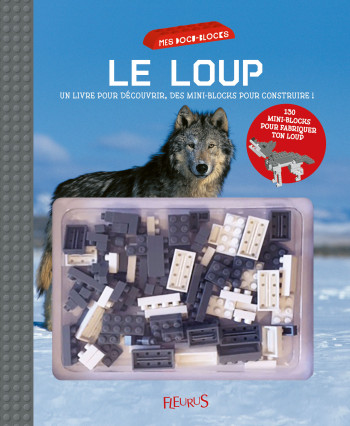 Le loup (livre + mini blocks) - Philippe Huet - FLEURUS