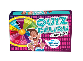 Coffret Quiz délire et défis fous ! -  Clobulle - FLEURUS