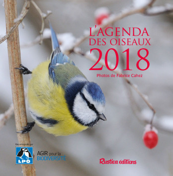 L'agenda des oiseaux 2018 - Fabrice Cahez - RUSTICA