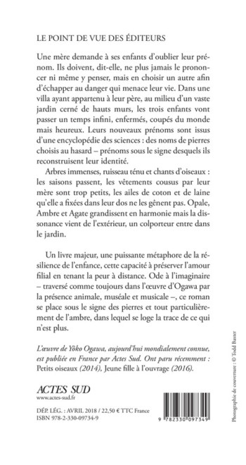 Instantanés d'Ambre - Yôko Ogawa - ACTES SUD