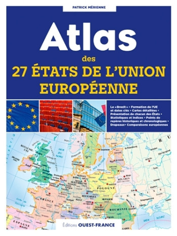 Atlas des 27 États de l'Union européenne - Patrick Mérienne - OUEST FRANCE