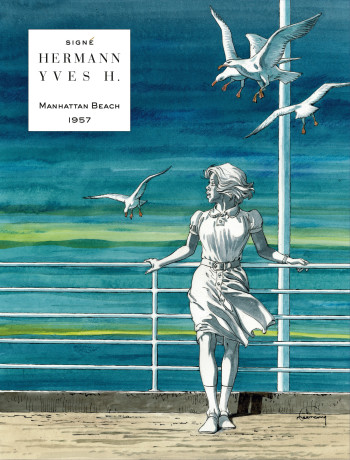 Manhattan Beach, 1957  - Tome 0 - Manhattan Beach, 1957 (Nouvelle Maquette Signé) -  Hermann - LOMBARD