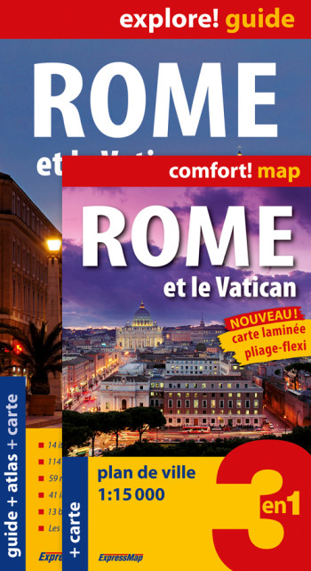 Rome Et Le Vatican (Explore! Guide 3En1) -  Collectif - EXPRESSMAP