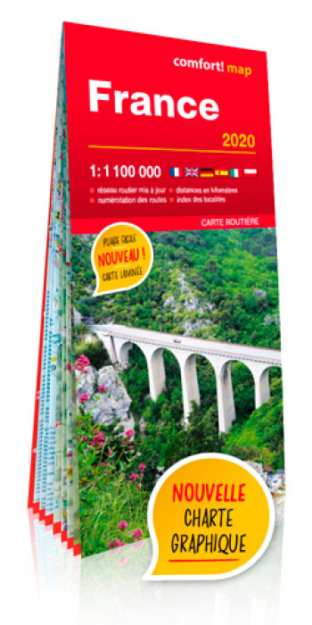 France 2020 1/1M (Carte Grand Format Laminée) - XXX - EXPRESSMAP France 2020 1/1M (Carte Grand Format Laminée) - XXX - EXPRESSMAP