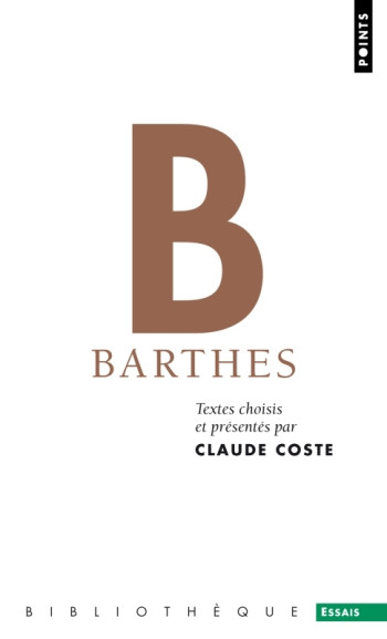 Barthes - Claude Coste - POINTS