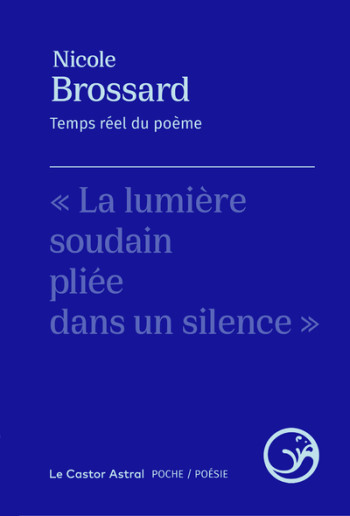 Temps réel du poème - Nicole Brossard - CASTOR ASTRAL