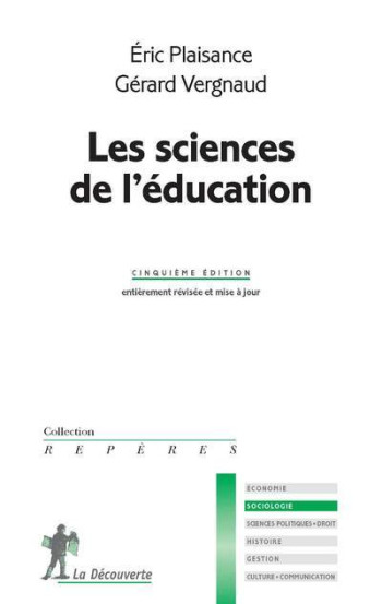 Les sciences de l'éducation - Éric Plaisance - LA DECOUVERTE