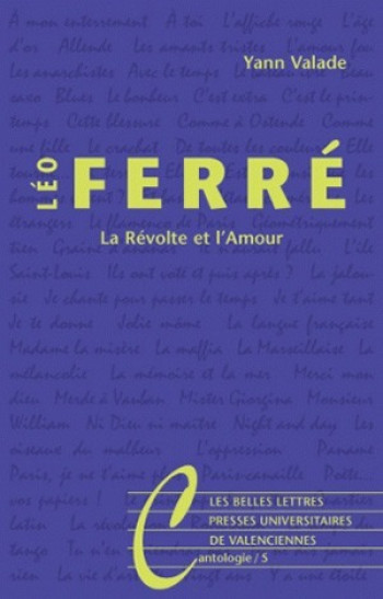 Léo Ferré - Yann Valade - BELLES LETTRES