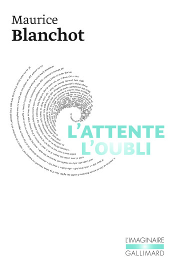 L'attente l'oubli - Maurice Blanchot - GALLIMARD