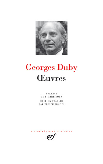 Œuvres - Georges Duby - GALLIMARD