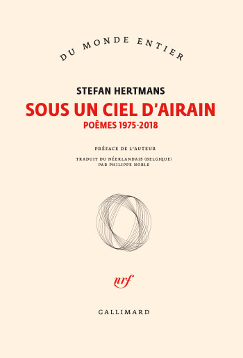 Sous un ciel d'airain - Stefan Hertmans - GALLIMARD