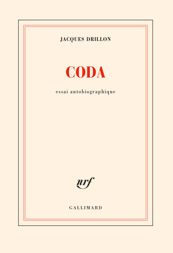 Coda - Jacques DRILLON - GALLIMARD