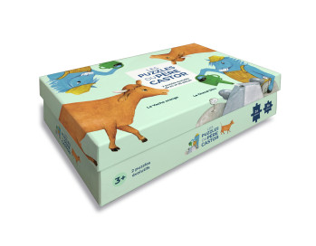 Les puzzles du Père Castor - La Vache orange et Le Cheval bleu - Lucile Butel - PERE CASTOR