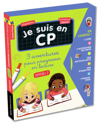 Je suis en CP - Coffret niveau 2 : 3 aventures pour progresser en lecture -  Magdalena - PERE CASTOR