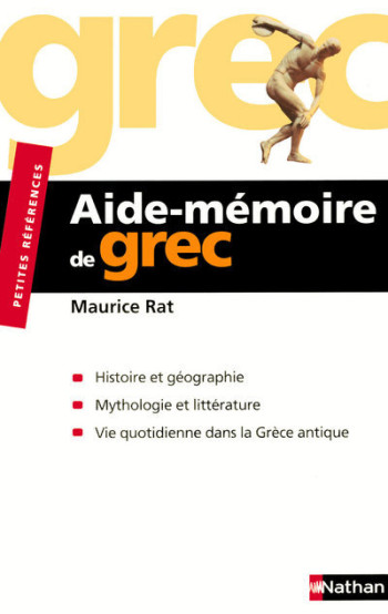 RAT Aide-mémoire de grec - Petites références - Maurice Rat - NATHAN