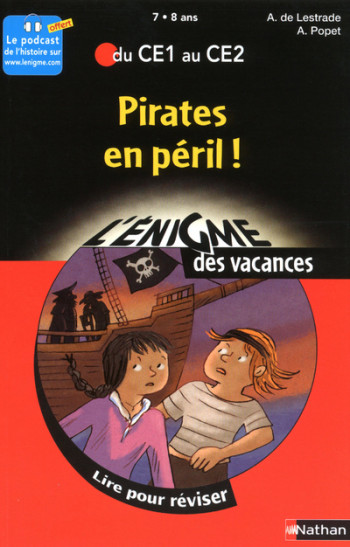 ENIGME VAC CE1 AU CE2 PIRATES - Agnès de Lestrade - NATHAN