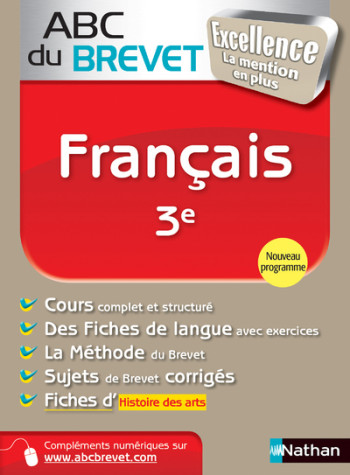 ABC EXCELLENCE BREVET FRANCAIS 3E - Thomas Bouhours - NATHAN