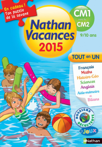 Cahier de vacances 2015 Primaire du CM1 vers le CM2 - Christine Beigel - NATHAN