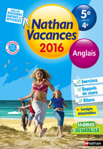 Cahier de Vacances 2016 Collège Monomatière Anglais 5è/4è - Stéphanie Hivert - NATHAN