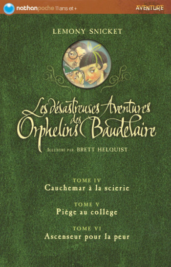 COF 3EX ORPHELINS BAUDELAIRE - Lemony Snicket - NATHAN