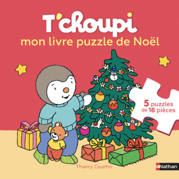 T'choupi Mon livre puzzle de Noël - Thierry Courtin - NATHAN