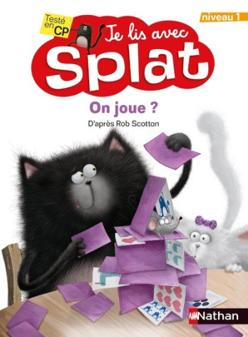 On joue ? Je lis avec Splat - niveau 1 - Rob Scotton - NATHAN