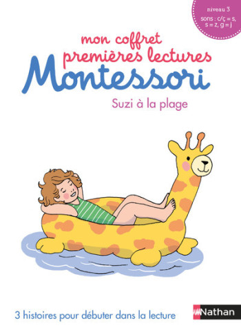 Mon coffret première lecture Montessori - Suzi à la plage - Chantal Bouvÿ - NATHAN