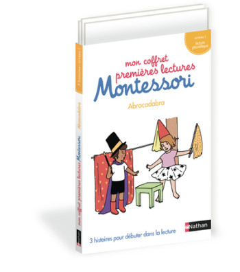 Mon coffret premieres lectures Montessori - Abracadabra ! niveau 1 - Chantal Bouvÿ - NATHAN