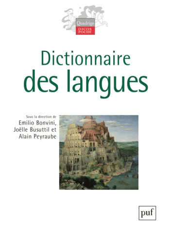 Dictionnaire des langues -  Collectif - PUF