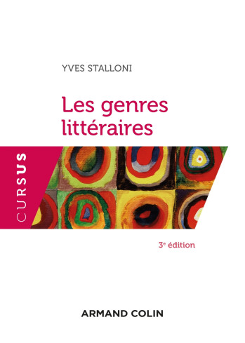 Les genres littéraires - 3e éd. - Yves Stalloni - ARMAND COLIN