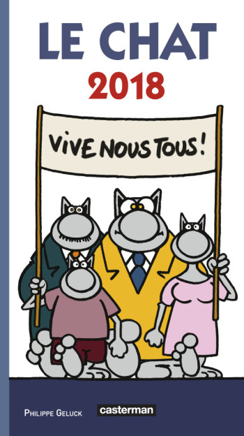 Mini-agenda Le Chat 2018 - Philippe Geluck - CASTERMAN