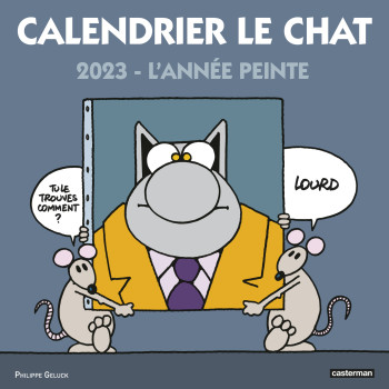 Calendrier Le Chat 2023 - Philippe Geluck - CASTERMAN Calendrier Le Chat 2023 - Philippe Geluck - CASTERMAN