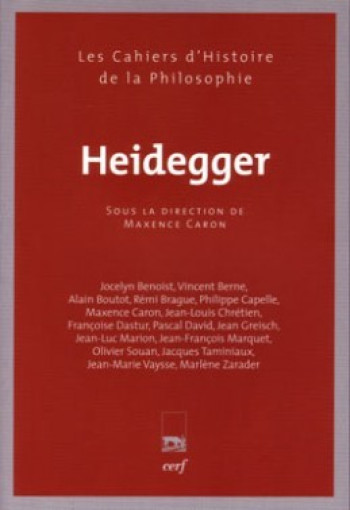 HEIDEGGER - Maxence Caron - CERF