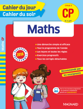 Maths CP - Cahier du jour Cahier du soir - XXX - MAGNARD