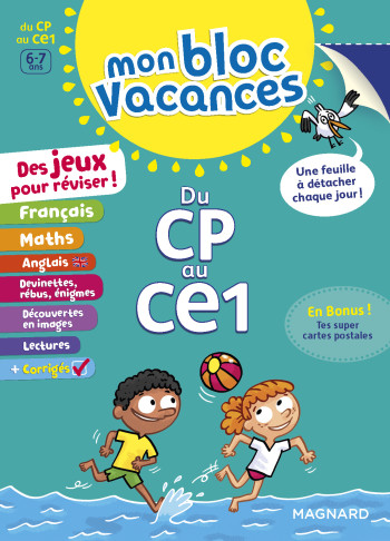 Mon Bloc Vacances CP-CE1 - Elodie Gremaud - MAGNARD