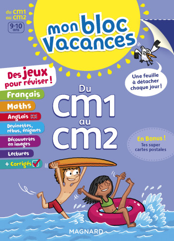 Mon Bloc Vacances CM1-CM2 - Sylvie Bordron - MAGNARD