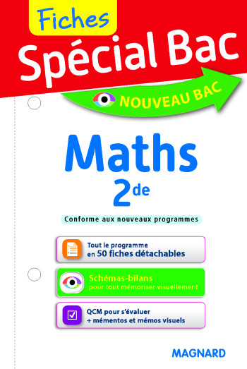 Spécial Bac Fiches Maths 2de - Fabrice Fortain Dit Fortin - MAGNARD