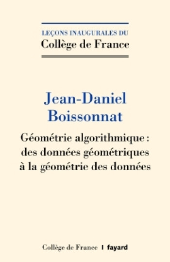 Géométrie algorithmique - Jean-Daniel Boissonnat - FAYARD