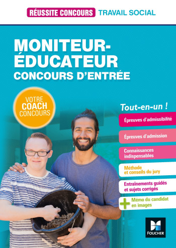 Réussite Concours - Moniteur-éducateur - Concours d'entrée - Préparation complète - Bernard Abchiche - FOUCHER