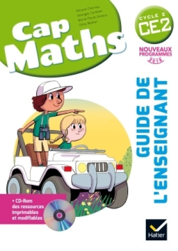 Cap Maths CE2 éd. 2016 - Guide de l'enseignant + CD Rom - Roland Charnay - HATIER