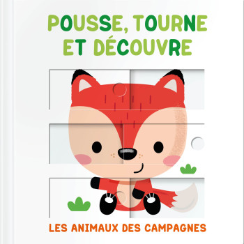 Les animaux des campagnes pousse tourne -  Collectif - TAM TAM EDTS