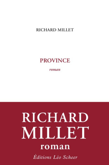 Province - MILLET RICHARD - LEO SCHEER Province - MILLET RICHARD - LEO SCHEER