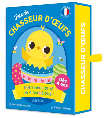 JEU DE CHASSEUR D'OEUFS - JEU DE CARTES - Marine FARAGUNA, Inga Wilmink, Marine FARAGUNA, Inga Wilmink - AUZOU JEU DE CHASSEUR D'OEUFS - JEU DE CARTES - Marine FARAGUNA, Inga Wilmink, Marine FARAGUNA, Inga Wilmink - AUZOU