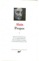 Propos tome 1  -  1906-1936