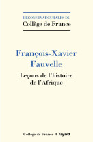 Lecons de l'histoire de l'afrique