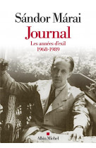 Journal tome 3 : les annees d'exil 1968-1989